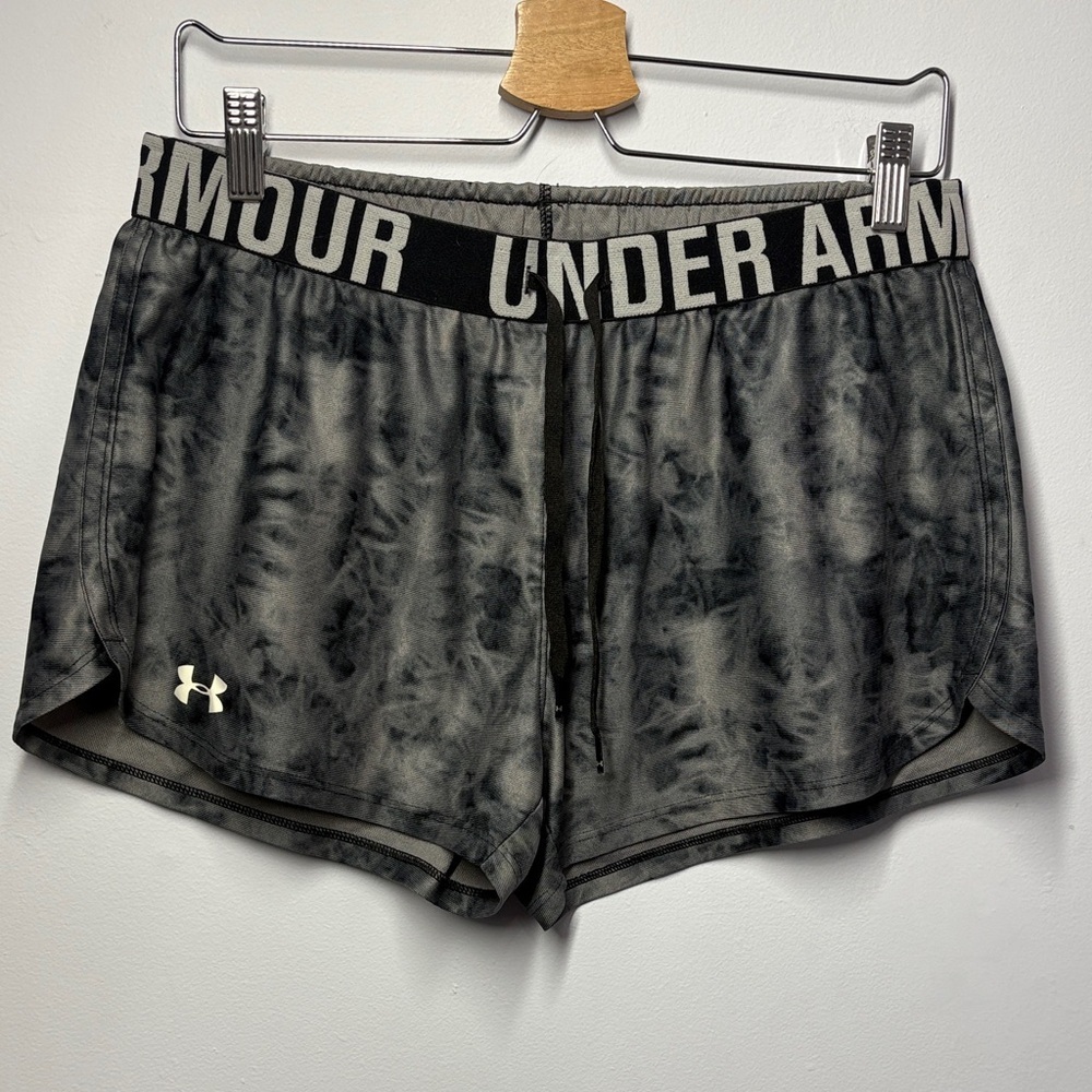 Under Armour Black Tie Dye Athletic Shorts Women's